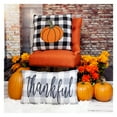 thumbnail image 6 of Parkland Collection Thankful 16x24" Cotton Fabric Throw Pillow in Gray, 6 of 8
