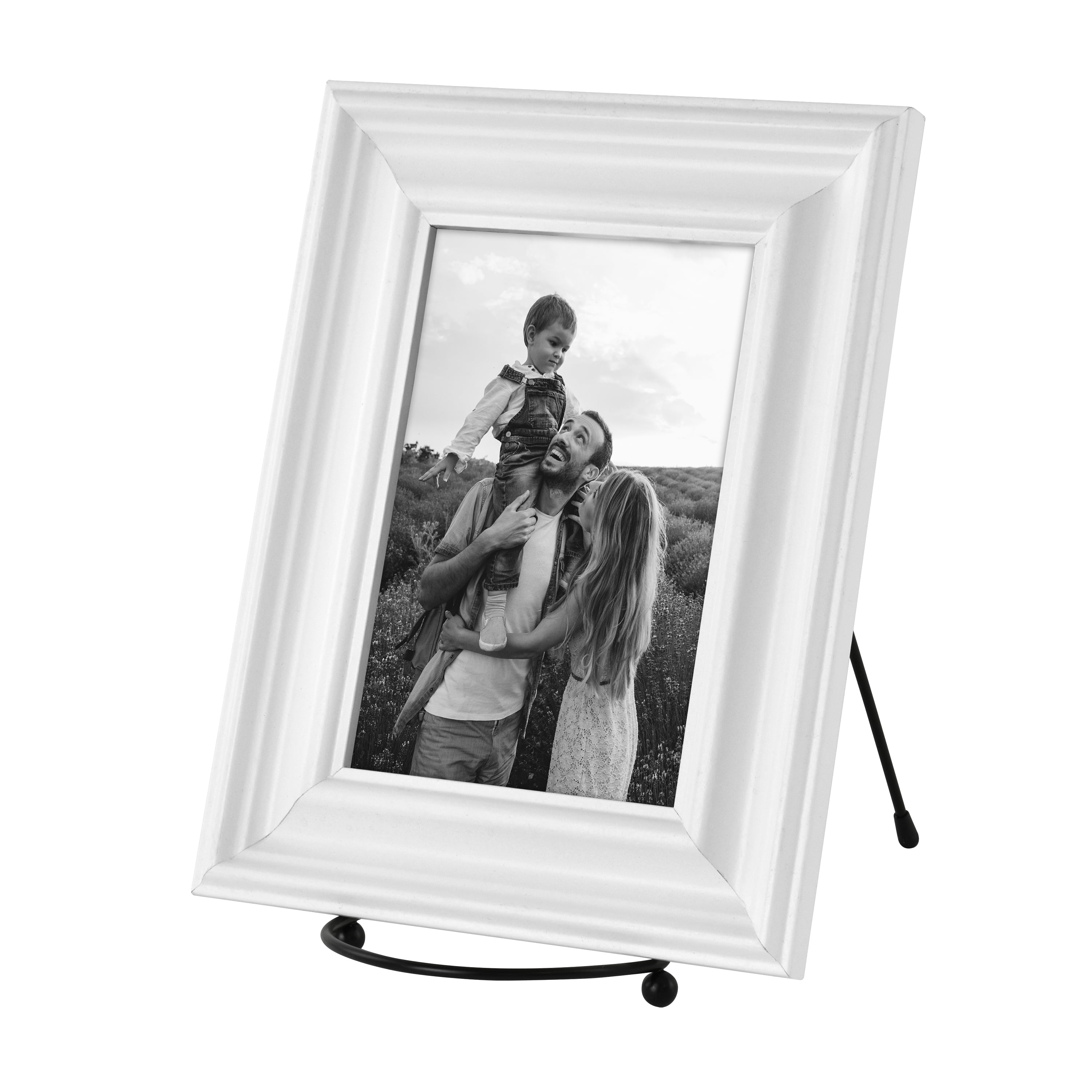 Mainstays 6 Classic Black Metal Picture Frame Easel 