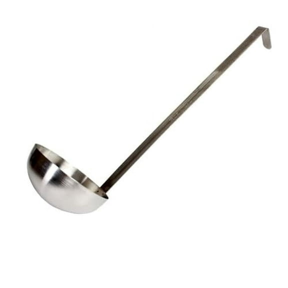 Soro Essentials- 16 oz. Stainless Steel Ladle with Hook Handle - Kitchen Ladle Soup Ladle Best Kitchen Accessories for Stirring Portioning and Serving Soups Chili and Stew in Restaurants and at Home