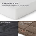 thumbnail image 3 of Washable Dog Crate Bed for Large Dogs, Reversible Foam Floor Pet Mat, Versatile Lightweight Pet Crate Pad for Cages, 3 of 5
