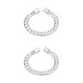 thumbnail image 1 of Sonducket de dijes para mujer - Moda llamativa para cualquier ocasión de cadena de hombre de plata para hombre plata 2piezas, 1 of 6