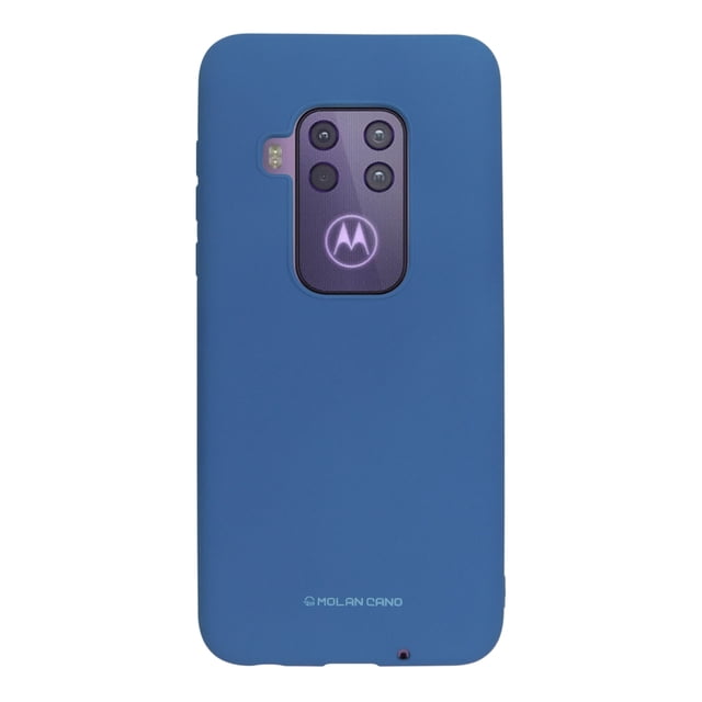 Funda Soft Jelly Molan Cano para Motorola Moto One zoom Azul