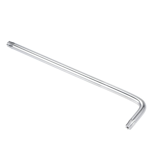 Llave de bit Torx a prueba de manipulación Uxcell T50, en forma de L, brazo largo de 9 pulgadas, acero CR-V