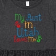 thumbnail image 4 of Inktastic My Aunt in Utah Loves Me Girls Toddler Dress, 4 of 5