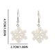 thumbnail image 2 of Pendientes para mujer, regalos para mujer, pendientes navideños de Papá Noel con aceite de colores, pendientes de muñeco de nieve, 2 of 2