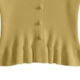 GiLiling Toddler Girls Knit Camisole Crop Top V Neck Button Front ...