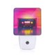 thumbnail image 1 of Balery Neon Cassette Tape Luz Nocturna LED con Sensor Automático, Enchufe con Sensor Crepuscular, Luz Suave de 0.5W para Dormitorio, Pasillo, Baño-UK, 1 of 7