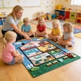 thumbnail image 4 of Interactive Felt Dollhouse Story Board - 104x75cm Sensory Learning Toy for Preschoolers 3+, Educational Play & Storytelling Set (1 Pack), 4 of 7