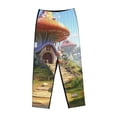 thumbnail image 6 of Fotbe Cute Mushroom Town Women's Pajama Pants,Sleepwear Pants,Pj Bottoms Drawstring And Pockets-Small, 6 of 7