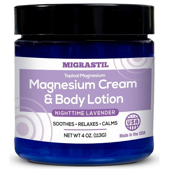 Migrastil Nighttime Lavender Magnesium Cream & Body Lotion