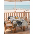 thumbnail image 2 of Outdoor Table Cloth with Umbrella Hole and Zipper, Abstract Color Blocks Waterproof Rectangle Tablecloth 60"x102", Modern Geometric Art Washable Table Cover for Outside Party Patio Picnic, 2 of 8