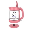 thumbnail image 3 of Tetera de Vidrio Bob Esponja 1.7 Litros Patricio Sonriente Rosa, 3 of 4