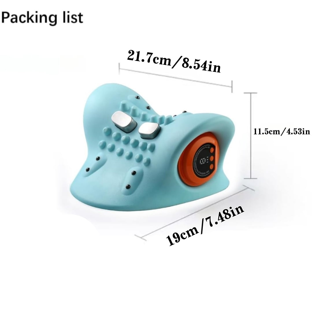 2026 New 3-in-1 Neck Massager Heated Neck Massage Pillow Pulsed Vibration Massage Deep Tissue Massage Pillow Suitable for Neck, Back and Shoulder