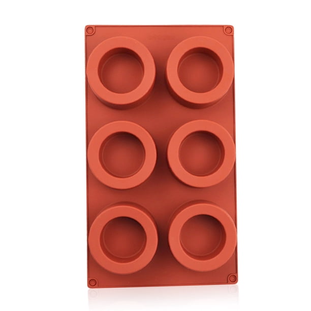Cateissary Tazas de silicona para magdalenas, molde antiadherente resistente al calor, bandeja Flexible para magdalenas, molde para freidora de Herramientas y accesorios para hornear