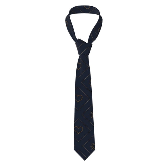 Men's Tie, Checkered Texture Floral Printed Tie Fashionable Wedding Party Best Man Suit Tie Work Tie Male Birthday Gift