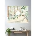 thumbnail image 2 of Whimsical Cottage In The Woods Poster Wall Art, Modern Wall Decor For Living Room Bedroom, 8x12 UNFRAMED, 2 of 3