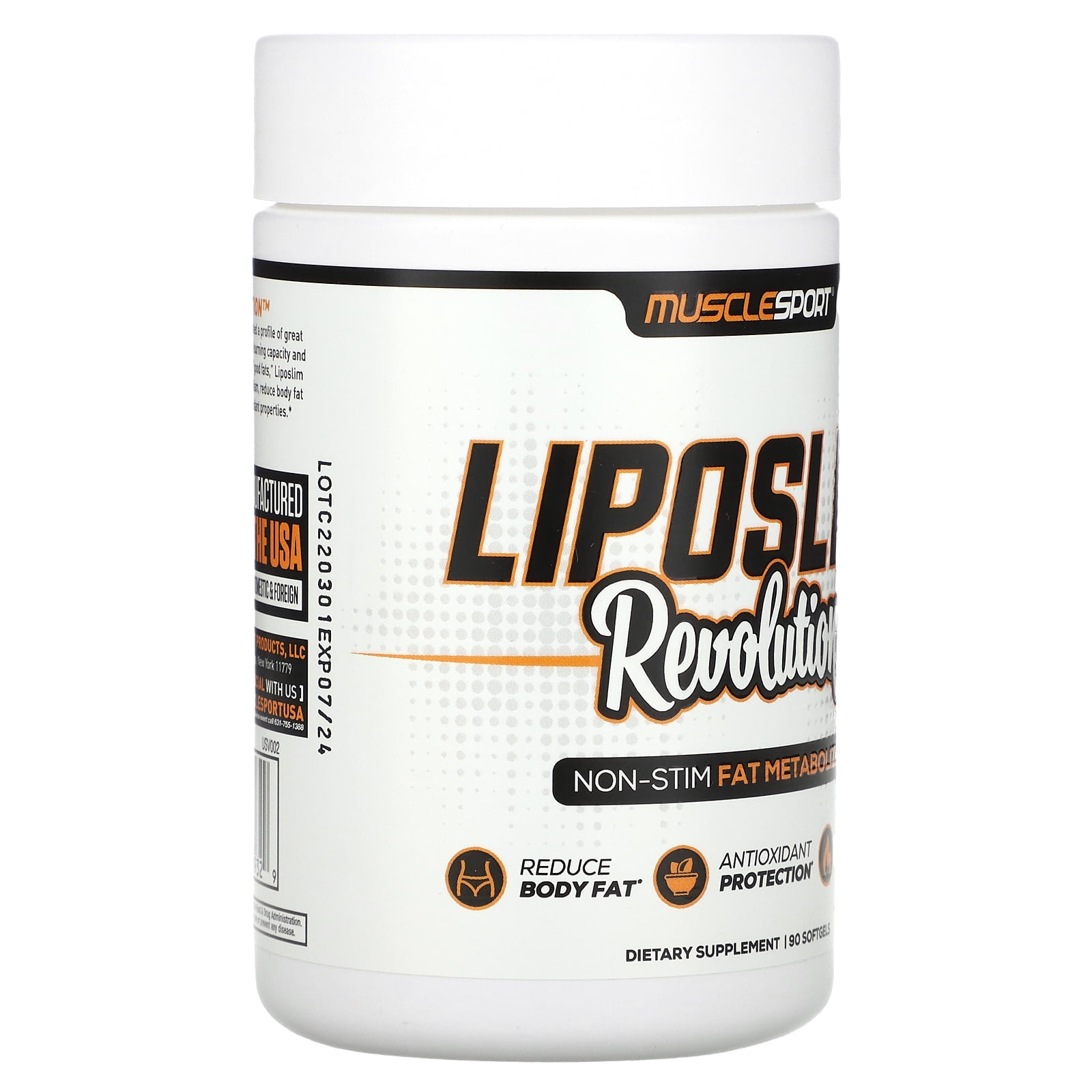Musclesport LipoSlim Revolution, Fat Metabolizer with EPA