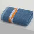thumbnail image 5 of Bxaolu Premium Towel, 1 Pack Wash Cloths(13"x28"), Spun Cotton, Highly Absorbent Towels for Bathroom, Gym, Hotel, and Spa, Blue, 5 of 7