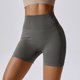 thumbnail image 2 of Gibobby Falda Shorts Mujer Pantalones cortos de yoga de fitness para mujer Pantalones cortos de equitación de de cintura alta Pantalones cortos de levantamiento de cadera de v(Gris, S), 2 of 5