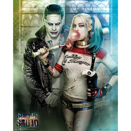 Suicide Squad Joker And Harley Quinn Poster Print (16 x