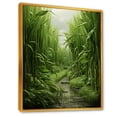 thumbnail image 2 of Designart "Chive Symphony Herbs II" Floral Framed Wall Art - Traditional Green Herbs Bedroom Framed Canvas Wall Art, 2 of 6