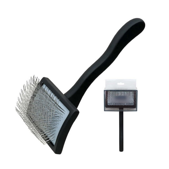 Dsscvnef Dog Grooming Comb Metal Fine Needle Pet Brush for Floating Hair Removal Deshedding Tool Detangling Rake Comb Pet Supplies