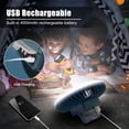 thumbnail image 4 of Portable Camping Fan with LED Lantern USB Rechargeable  Tent Fan with  Hook   Kits for Indoor Outdoor Hiking  Office Desk Outdoor  Power Outage, 4 of 6