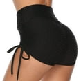 thumbnail image 1 of Pantalones cortos para correr con control abdominal de cintura alta para mujer, pantalones cortos de yoga para entrenamiento con levantamiento de cadera para deportes competitivos Zhivalor LRWJ260-1, 1 of 5