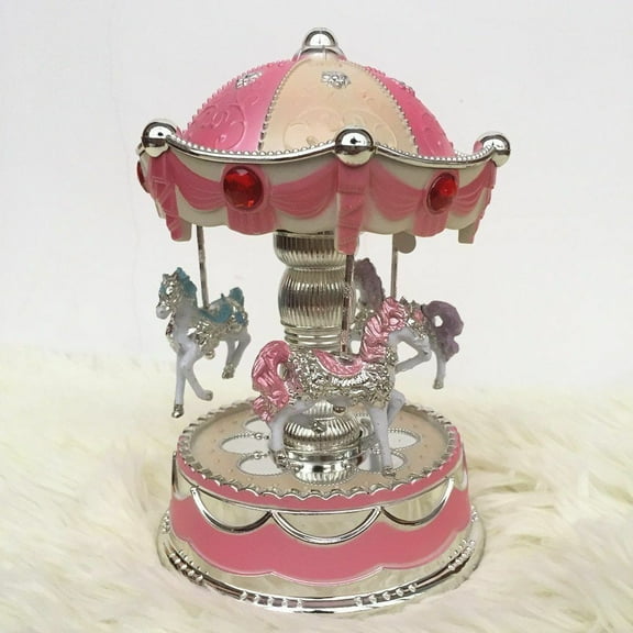 Laxury Carousel Music Box, Crown Design Musical boxs