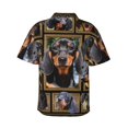 thumbnail image 3 of Dachshund Dog Hawaiian Shirts For Men, Summer Short-Sleeve Relaxed-Fit Button-Down Shirts X-Large, 3 of 9