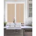 thumbnail image 2 of Solid Color Window Privacy Film Light Khaki Decorative Glass Window Film UV Blocking Static Cling Non-Adhesive Sticker Covering for Home Door 17.7 x 39.3 inches, 2 of 8