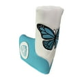 thumbnail image 3 of Cubierta de cabeza de putter de golf Cola EstiloA PU cuero bordado Blanco, 3 of 8