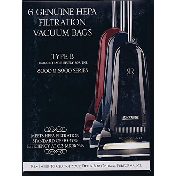 Riccar Hepa Bags 6 Pack Genuine RBH-6