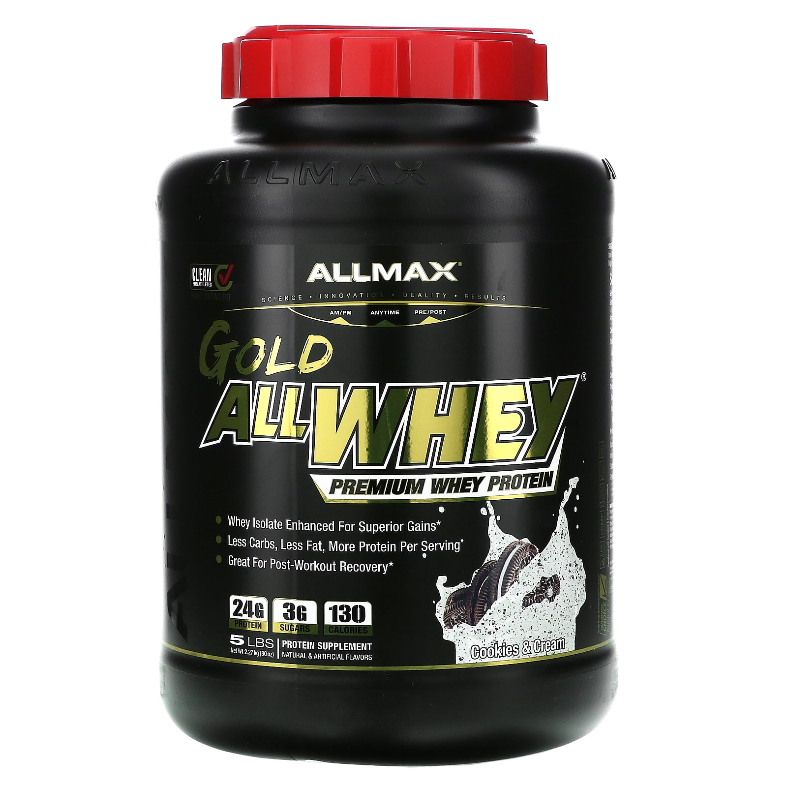 ALLMAX Nutrition, AllWhey Gold, Premium Isolate / Whey Protein Blend
