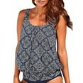 thumbnail image 1 of BIKINX Tankini Top Swimsuit Tops for Women Modest Tummy Control Swim Tops Plus Size Bathing Suit Top S-XXXL No Bottom, 1 of 5