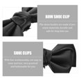 thumbnail image 2 of 2 Pcs Clips de Chaussures avec Nœud Boucles Amovibles Accessoires de Chaussures, 2 of 8