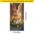 thumbnail image 4 of Door Covers Decorative Door Decor Easter Egg Decor For Front Door Easter Signs For Home Decor Easter Wall Decorations Indoor, 70.87x35.43in, 4 of 7