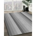thumbnail image 3 of Ahgly Company Machine Washable Indoor Square Transitional Gray Cloud Gray Area Rugs, 4' Square, 3 of 7
