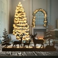 thumbnail image 6 of Elegant Metal Iron Christmas Deer and Tree Candlestick, Festive Home Christmas Decoration, Attractive Christmas Tabletop Decor with Illuminating Ambiance, Handcrafted Iron Reindeer Candlestick Holder, 6 of 7