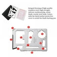 thumbnail image 6 of Outdoor 11-in-1 Multi-tool Card Pocket Jar Bottle Opener Screwdriver Spanner, 6 of 7