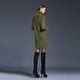 thumbnail image 3 of Vestido de suéter, vestido de punto para mujer, cuello alto, manga larga, vestido de suéter elástico, suéter de punto largo, minivestido elegante para invierno (XL), 3 of 6