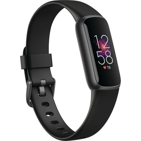Restored Fitbit Luxe Fitness & Wellness Tracker Black / Graphite (Refurbished)