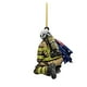 thumbnail image 4 of Wmhnj Adorno colgante de rbol de Navidad de acrlico de doble cara con diseño de Pap Noel pintado a mano para chimenea y decoraciones navideñas, 4 of 6