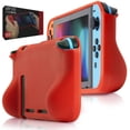 thumbnail image 1 of Funda Orzly Grip para Nintendo Switch Cubierta Trasera Protectora Rojo, 1 of 3