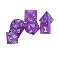 thumbnail image 3 of Juego de dados de resina, juego de dados poliédricos de 7 piezas, dados poliédricos de resina, juego de dados para juegos de mesa, funcionalidad de alta precisión, 3 of 8