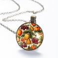thumbnail image 6 of Fruit Necklace Personalized Custom Photo Round Pendant Adjustable Stainless Steel Necklaces with Gift Box for Men Women Mothers Valentine's Jewelry Gift, 6 of 6