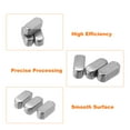 thumbnail image 3 of 10Pack Round Ended Feather Key, 4 x 4 x 10mm Stainless Steel Key Stock Keystock, 3 of 6