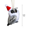 thumbnail image 2 of Sentmoon Simulation Hibou Cadeaux de Noël Décoration de Sapin de Noël Objets Suspendus Décorations de Noël Offres du Vendredi Noir 2024 Offres du Vendredi Noir 2024, 2 of 7