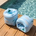 thumbnail image 6 of Adult Printed Inflatable Arm Floaties 2 Pack, Leakproof PVC Swimming Arm Bands, Portable Buoyancy Float Sleeves for Pool Seaside Beginner Summer Outdoor Water Sports Training, 6 of 6