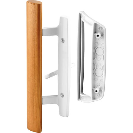 Prime-Line Products C 1204 Sliding Door Handle Set, Wood Handle, White (Best Sliding Patio Doors Reviews)